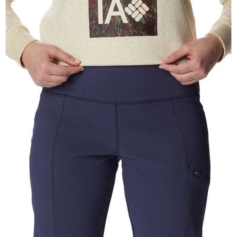Spodnie softshellowe damskie Columbia Back Beauty Highrise Warm Winter Pant Nocturnal