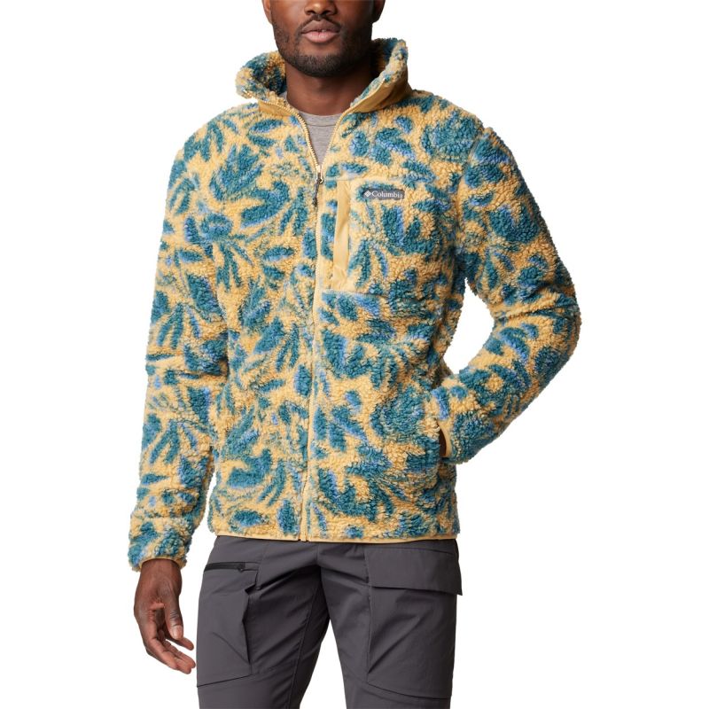 Polar m ski Columbia Winter Pass Print Fleece Full Zip Light Camel