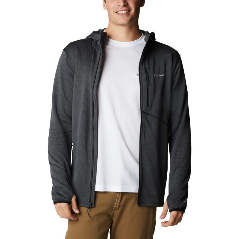 Polar szybkoschn cy m ski Columbia Park View Fleece Full Zip Hoodie Black