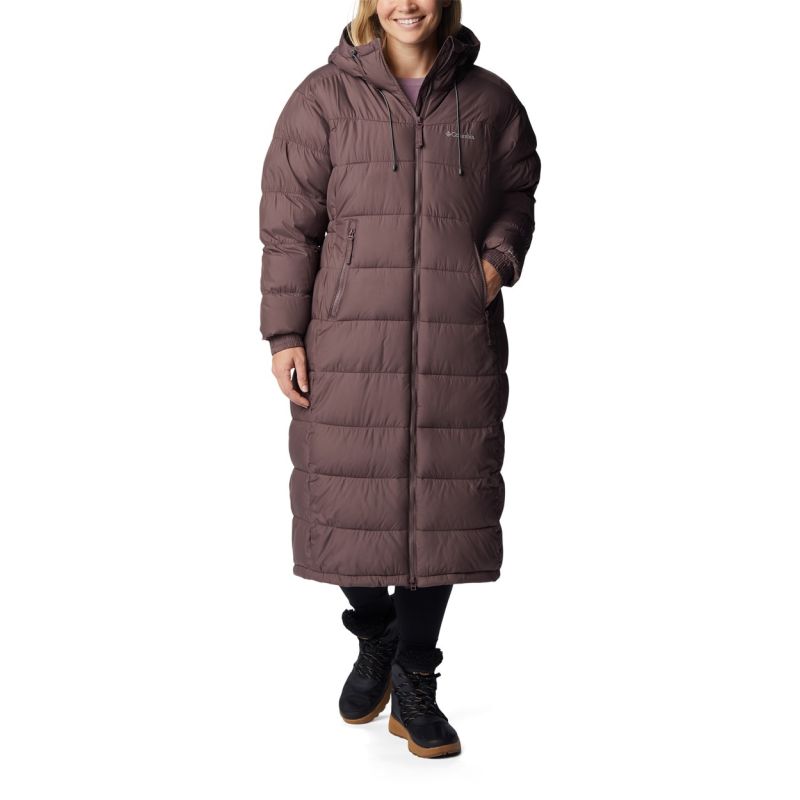 P aszcz ocieplany damska Columbia Pike Lake II Long Jacket Basalt