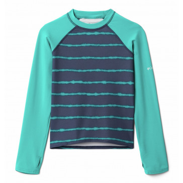 Szybkoschnąca bluza dziecięca Columbia z filtrem UV Sandy Shores™ Printed L/S Sunguard