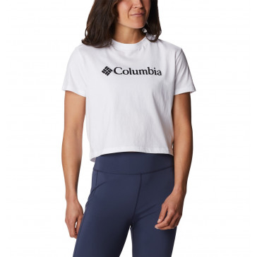 Koszulka bawełniana damska Columbia North Cascades™ Cropped Tee 