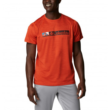 T-shirt szybkoschnący męski Columbia Alpine Chill™ Zero Graphic S/S Shirt