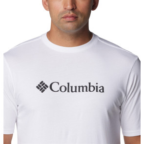 T-shirt bawełniany męski Columbia CSC Basic Logo™ Short Sleeve Shirt - White