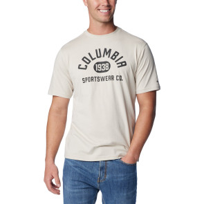 T-shirt bawełniany męski Columbia CSC Basic Logo™ Short Sleeve Shirt - Dark Stone