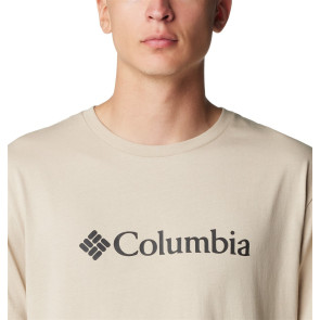 T-shirt bawełniany męski Columbia CSC Basic Logo™ Short Sleeve Shirt - Ancient Fossil