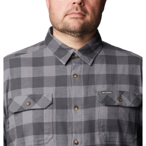 Koszula szybkoschnąca męska Columbia Flare Gun™ Stretch Flannel Nadrozmiar - City Grey