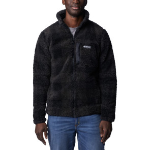 Polar męski Columbia Winter Pass™ Print Fleece Full Zip - Black Check