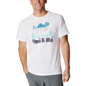 T-shirt męski z bawełną Columbia M Alpine Way™ Graphic Tee