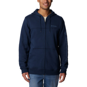 Bluza bawełniana męska M Columbia™ Logo Fleece Full Zip - Collegiate Navy