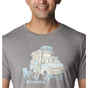 Koszulka szybkoschnąca męska Columbia Men's Sun Trek™ EU S/S Graphic Tee