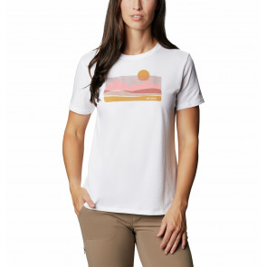 Koszulka z szybkoschnąca z filtrem UV damska Columbia Sun Trek™ SS Graphic Tee