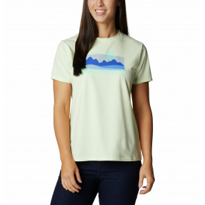 Koszulka z szybkoschnąca z filtrem UV damska Columbia Sun Trek™ SS Graphic Tee