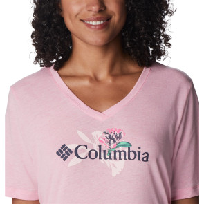 Koszulka z bawełną damska Columbia Bluebird Day™ Relaxed V-Neck