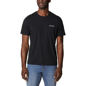 T-shirt bawełniany męski Columbia Rapid Ridge™ Back Graphic Tee II - Black