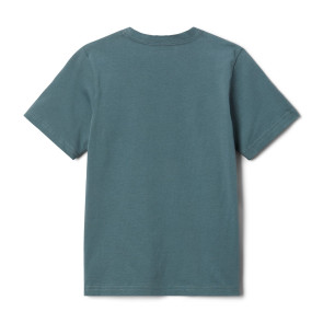 Koszulka bawełniana chłopięca Columbia Basin Ridge™ S/S Graphic Tee - Metal