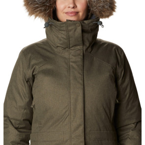 Płaszcz puchowy z membraną damski Columbia Juniper Ridge™ Down Parka - Olive Green