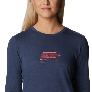 Koszulka z bawełną damska Columbia Hidden Haven™ Long Sleeve Tee