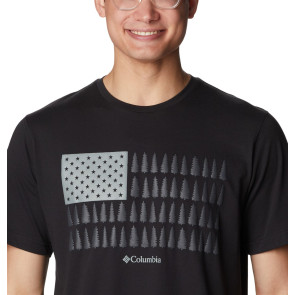 T-shirt szybkoschnący męski Columbia Thistletown Hills™ Graphic S/S Shirt