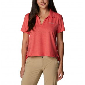 Koszulka szybkoschnąca z bawełną damska Columbia Sun Trek™ Polo