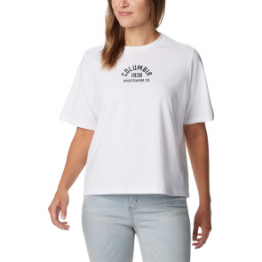 Koszulka bawełniana damska Columbia North Cascades™ Relaxed Tee - White