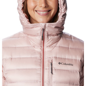 Kurtka puchowa damska Columbia Pebble Peak™ Down Hooded Jacket - Dusty Pink