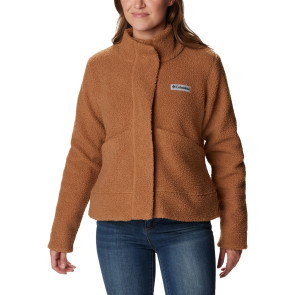 Kurtka polarowa damska Columbia Panorama™ Snap Fleece Jacket - Camel Brown