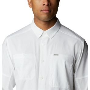 Koszula z filtrem UV męska Columbia Silver Ridge™ Utility Lite Long Sleeve Shirt - White