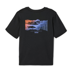 T-shirt szybkoschnący chłopięcy Grizzly Ridge™ Back Graphic S/S Tee