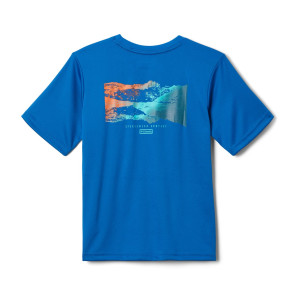 T-shirt szybkoschnący chłopięcy Grizzly Ridge™ Back Graphic S/S Tee