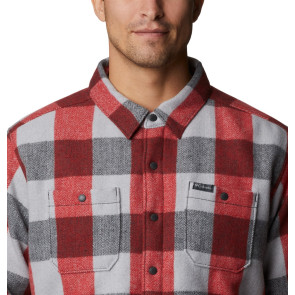 Koszula ocieplana męska Columbia Windward™ II Shirt Jacket - Mountain Red