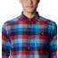 Koszula bawełniana męska Columbia Cornell Woods™ Flannel L/S Shirt - Bright Aqua