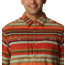 Koszula bawełniana męska Columbia Flare Gun™ Fleece Over Shirt - Warp Red