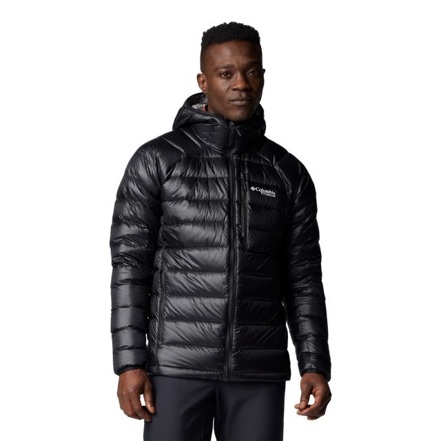 Kurtka puchowa męska Columbia Arctic Crest™ Down Hooded Jacket - Black
